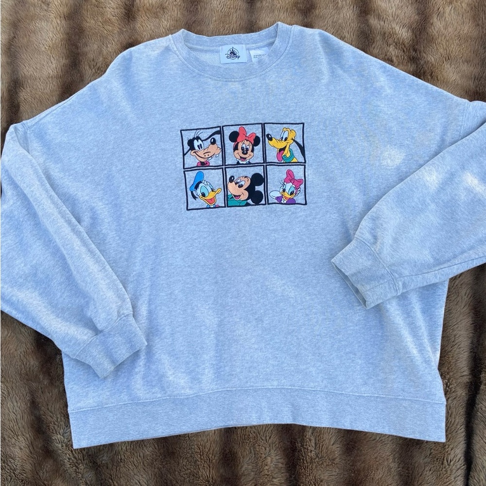 Mickey Mouse & Friends Embroidered Pullover
